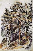 Paul Signac Pine painting